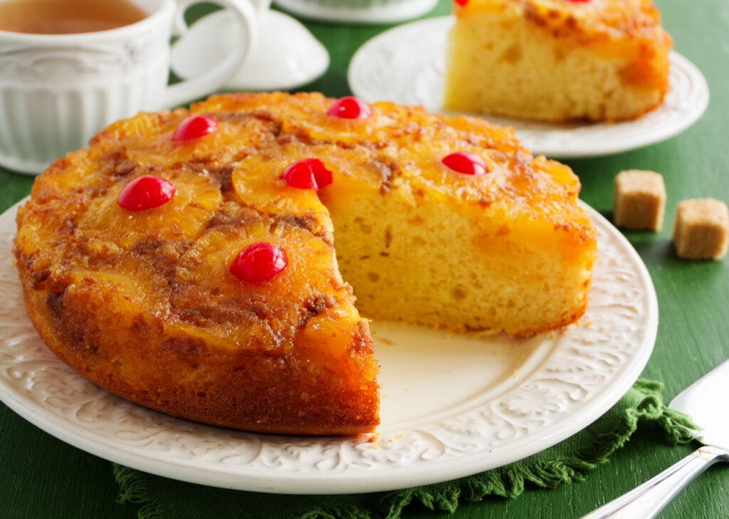 Pineapple UpsideDown Cake Recipe foodies.pk