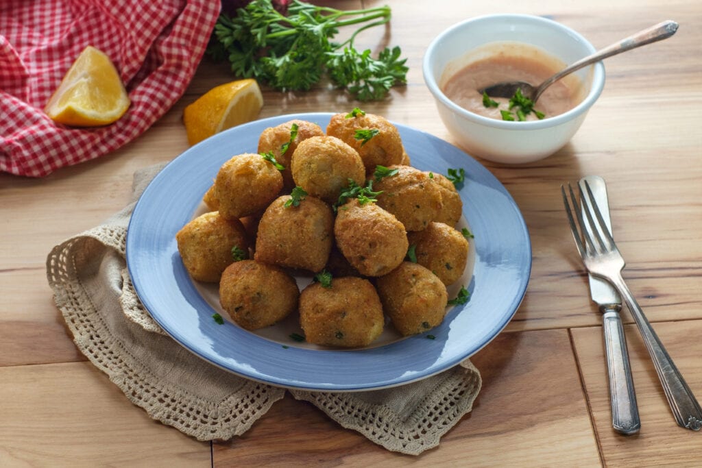 Hushpuppies with Dipping Sauces